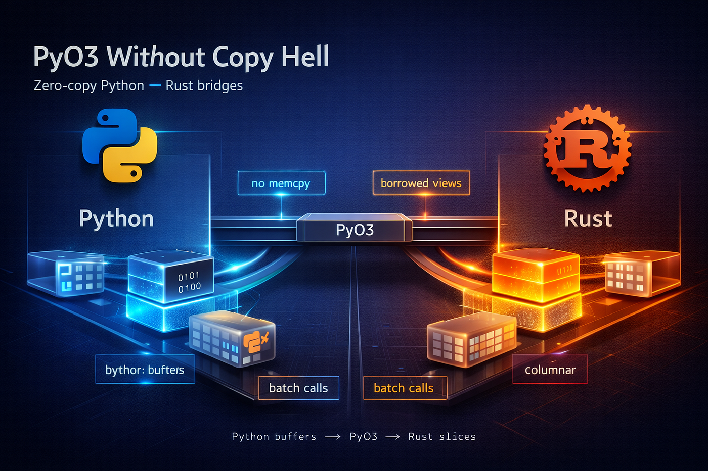 5 PyO3 Bridges That Skip Copy Hell