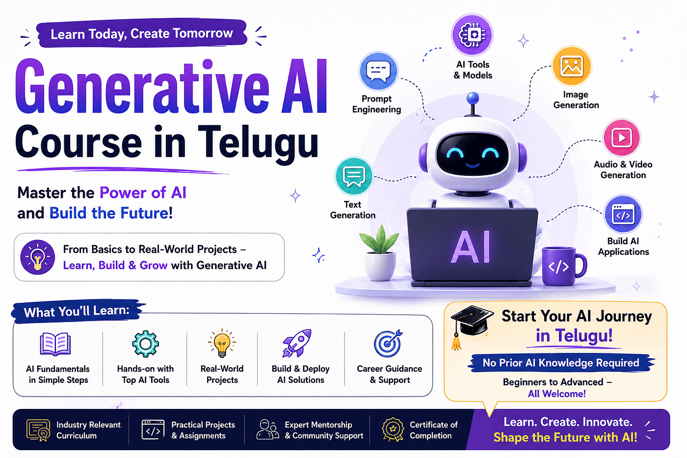 Generative AI Course in Telugu: Common Mistakes Beginners Should Avoid