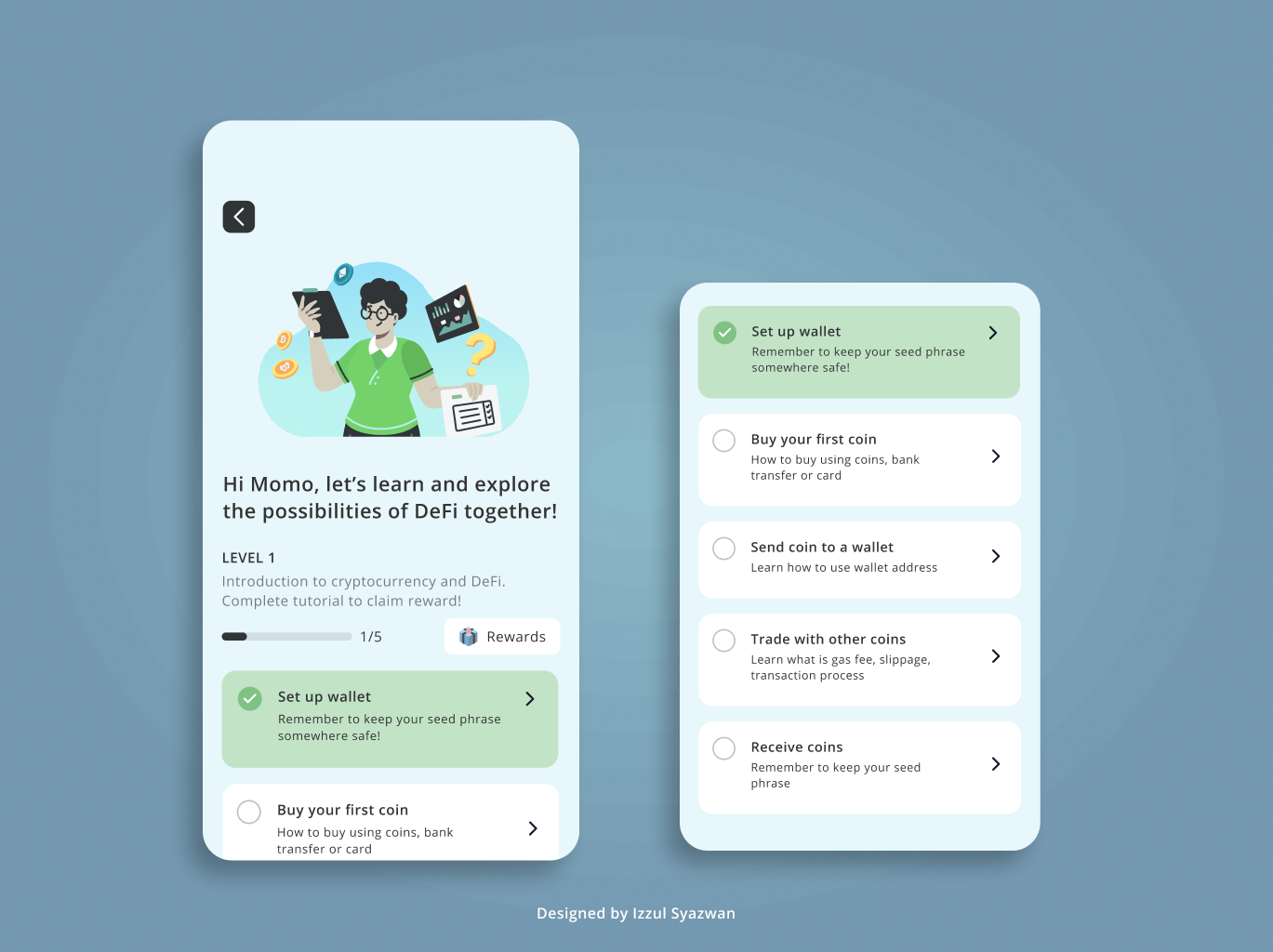 How to design a DeFi app for your parents | by Izzul Syazwan | UX Collective