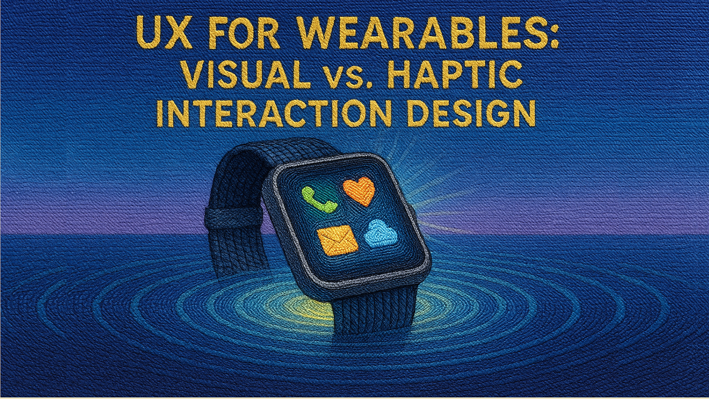 UX for Wearables: Visual vs. Haptic Interaction Design