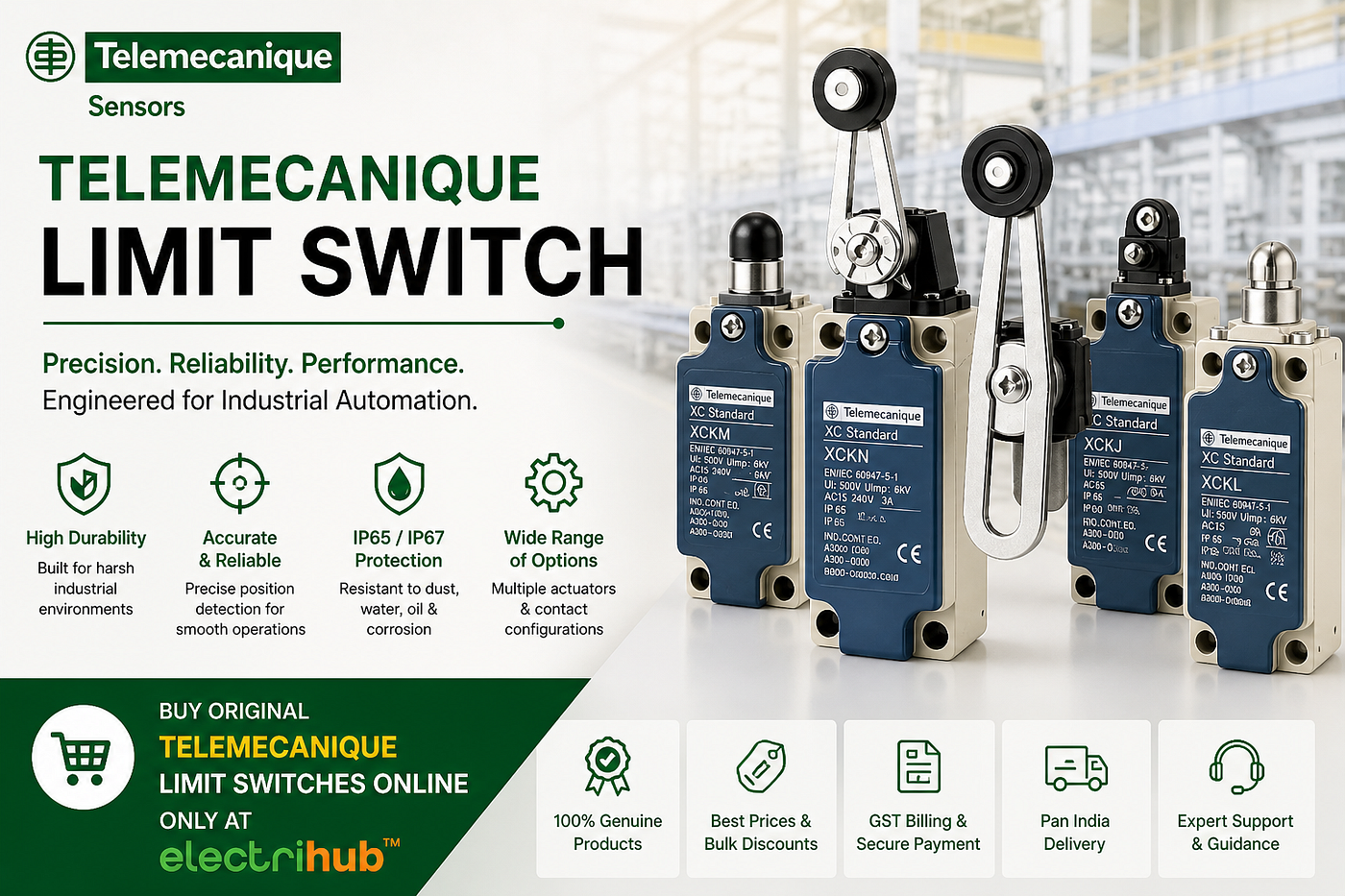 Complete Guide to Telemecanique Limit Switches — Features, Types & Applications
