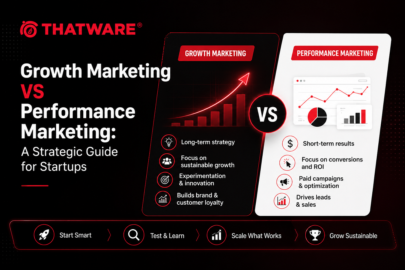 Performance vs Growth Marketing: Why Startups Need Both to Scale Sustainably