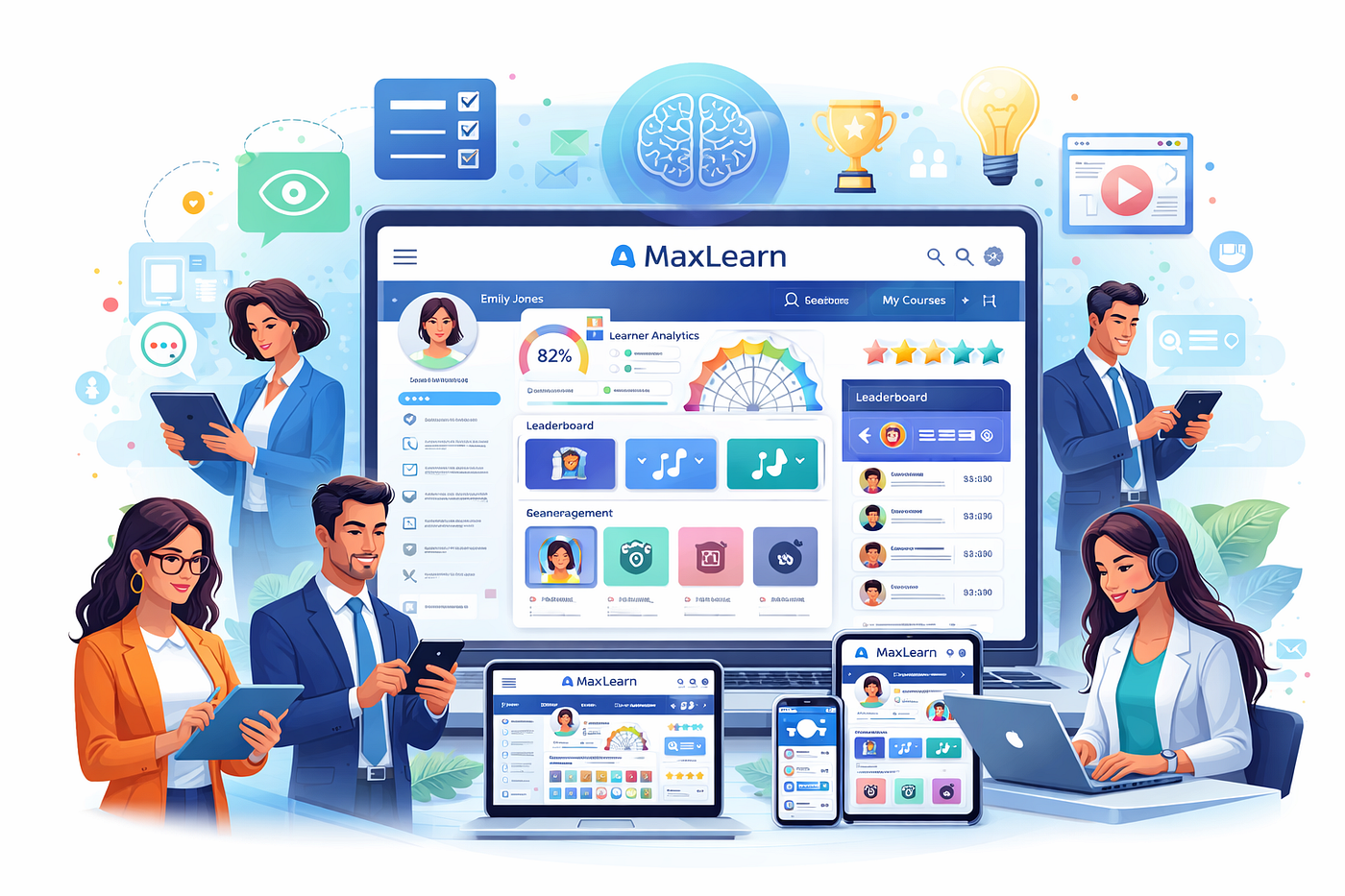 Accelerating Enterprise Sales Performance with AI-Powered Microlearning LMS Solutions | MaxLearn