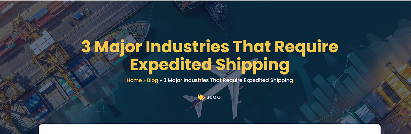 Who Uses Expedited Shipping?