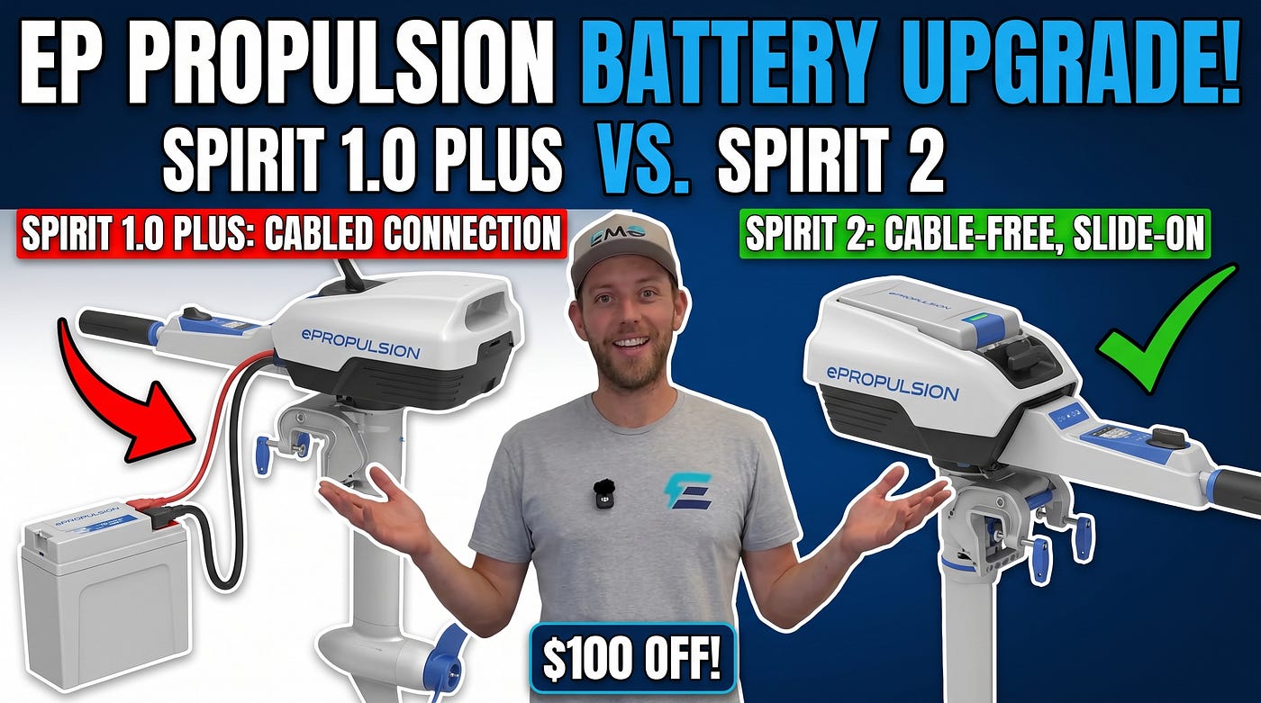 ePropulsion Spirit 2 vs Spirit 1.0 Plus: Battery Installation Compared