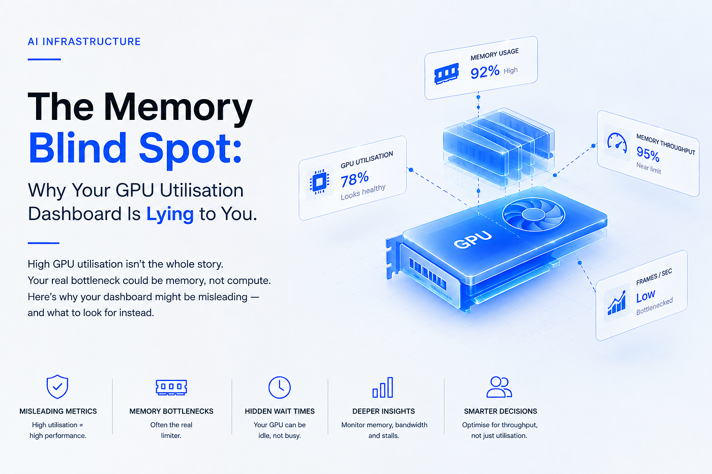 The Memory Blind Spot: Why Your GPU Utilisation Dashboard Is Lying to You