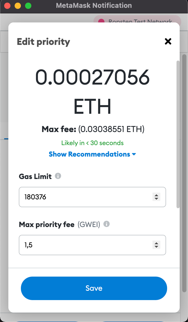 Saving on Gas by Setting a Custom Gas Price (MetaMask Guide) | by Pascal  Costa | Loopy Donuts | Medium