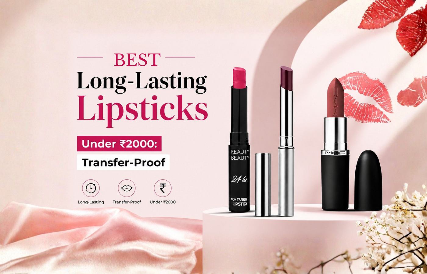 Best Long-Lasting Lipsticks Under ₹2000: Transfer-Proof Formulas