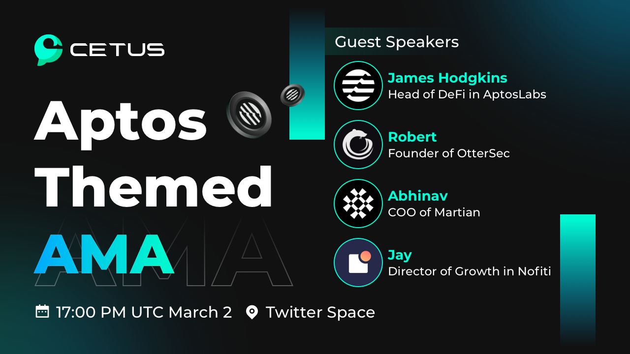 Cetus — Aptos Themed AMA Recap. Guests | by CetusProtocol | Medium