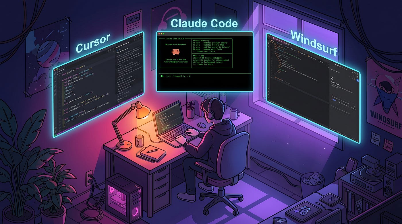 Cursor, Claude Code, Windsurf?! My AI coding stack after 40 dev experiments