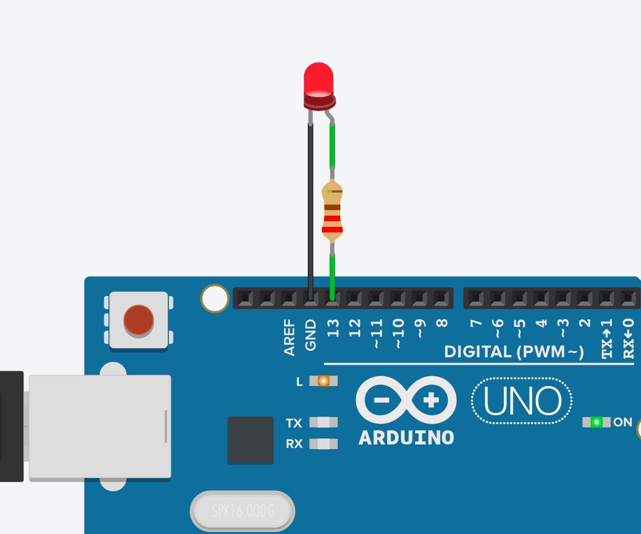 ARDUINO PROJECTS ON TINKERCAD #1. Let's learn how to blink an LED… | by  Reshmi Remesh | Medium