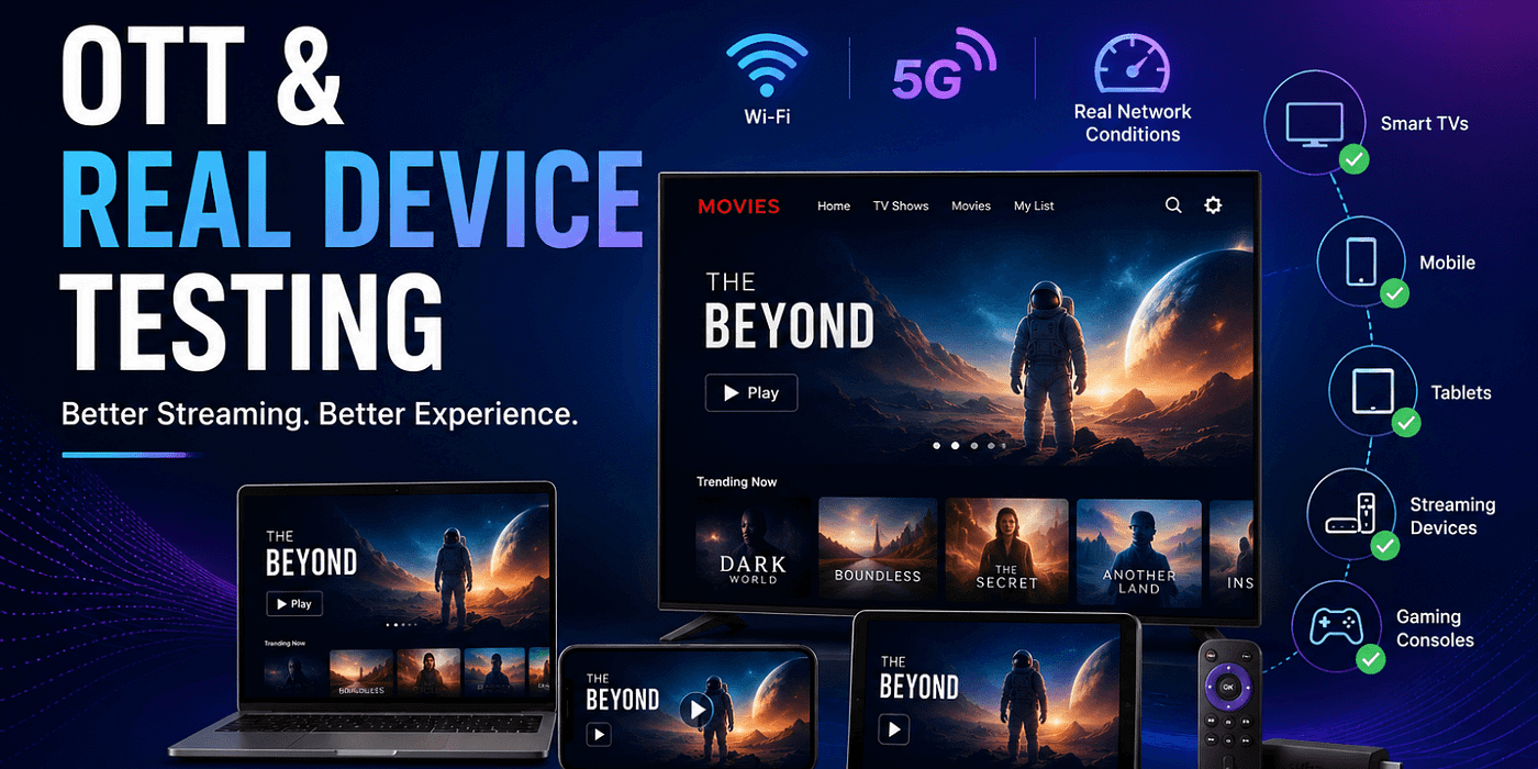 How OTT Platforms Benefit from Real Device Testing