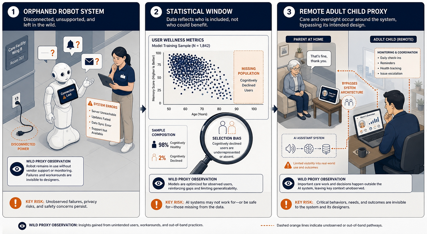 Three Wild Proxy Observations in Medical AI Products