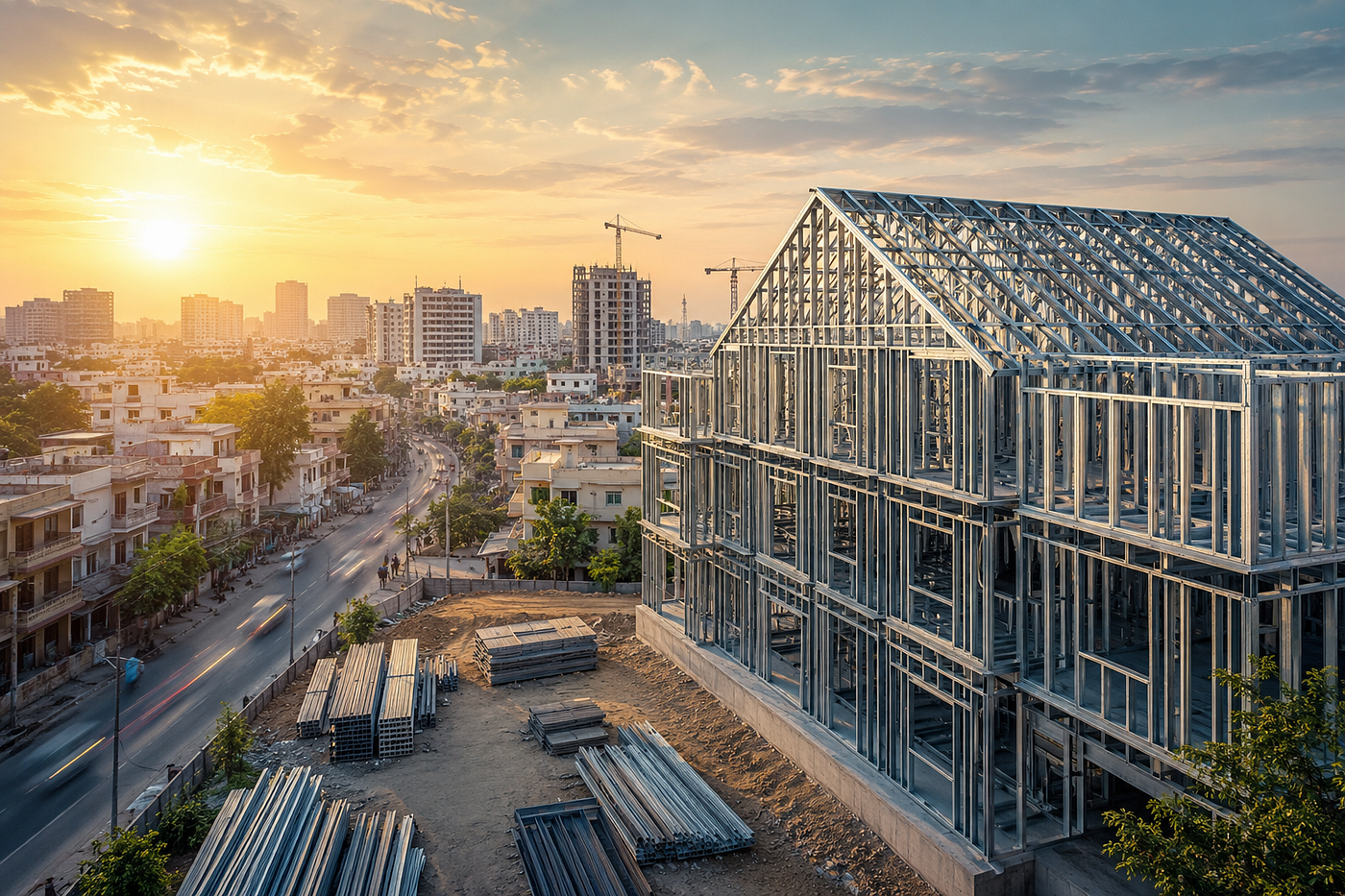 THE RISE OF LIGHT GAUGE STEEL IN EMERGING URBAN MARKETS