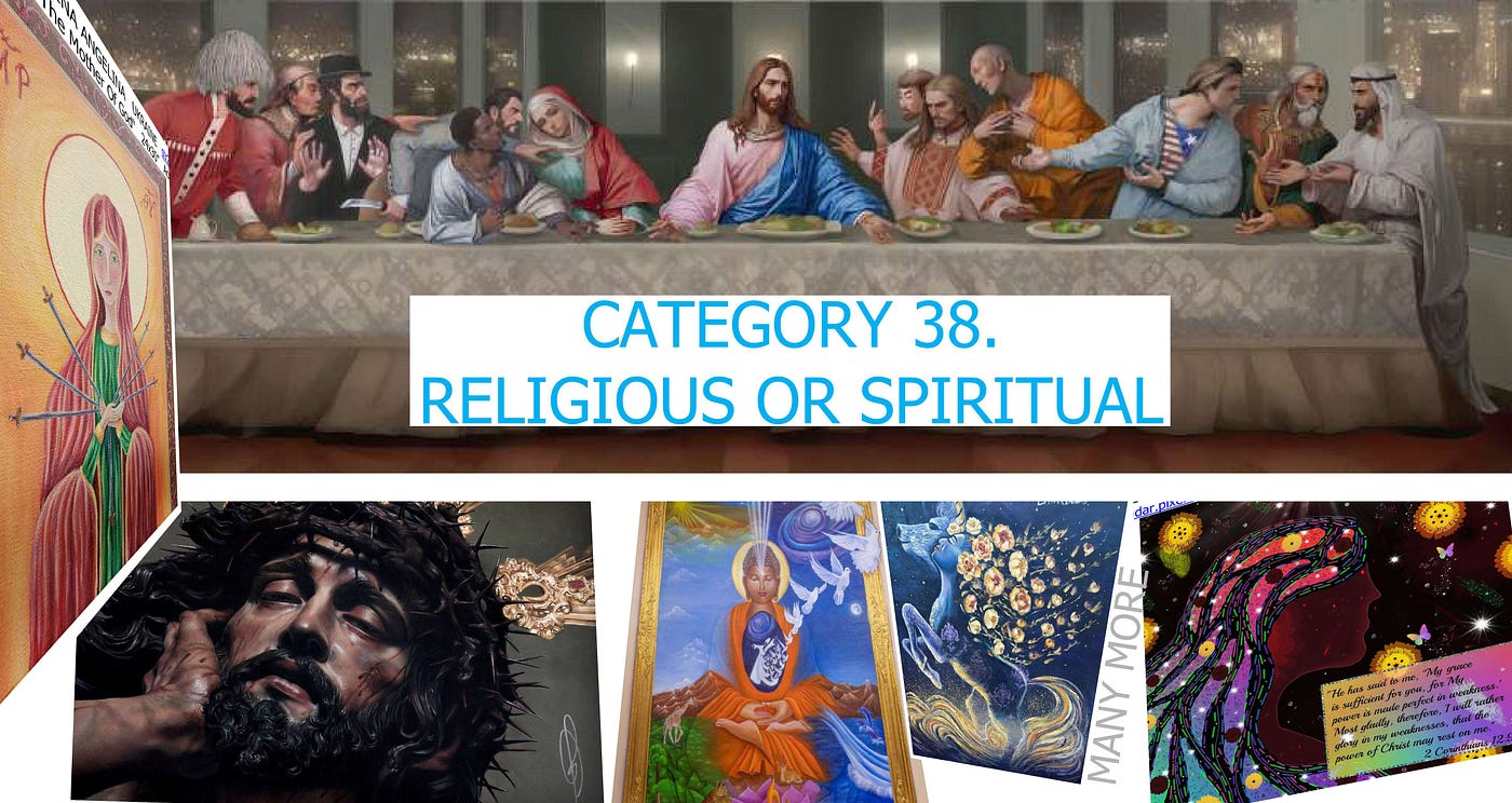 World’s Best Spiritual Painters: PURUSHOTHAMAN, LEIMKUELLER, REINA, LAVENDAR, CIAPAITE, ITO…