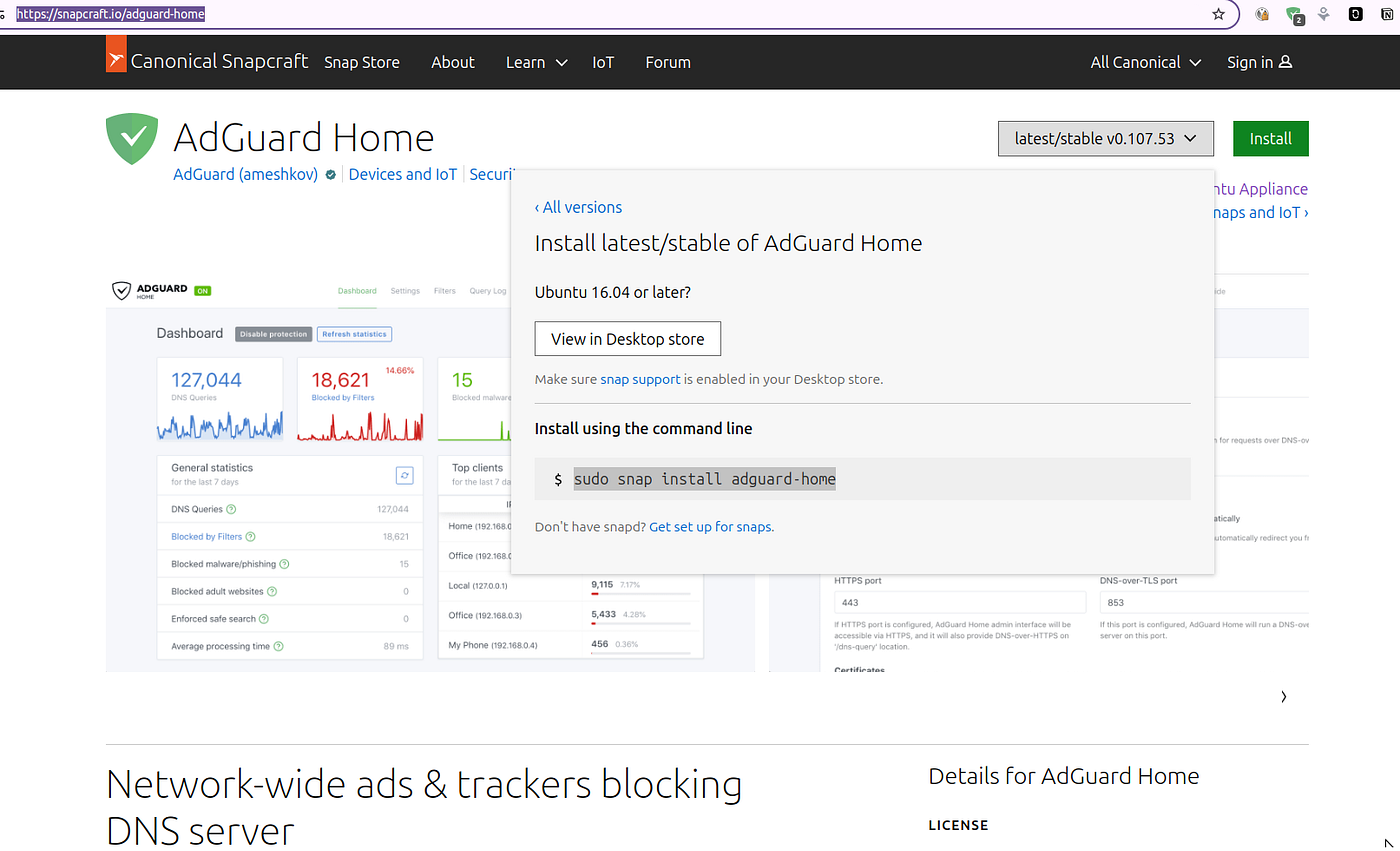 Monitoring DNS activity over AdGuard Appliance | by Shahin