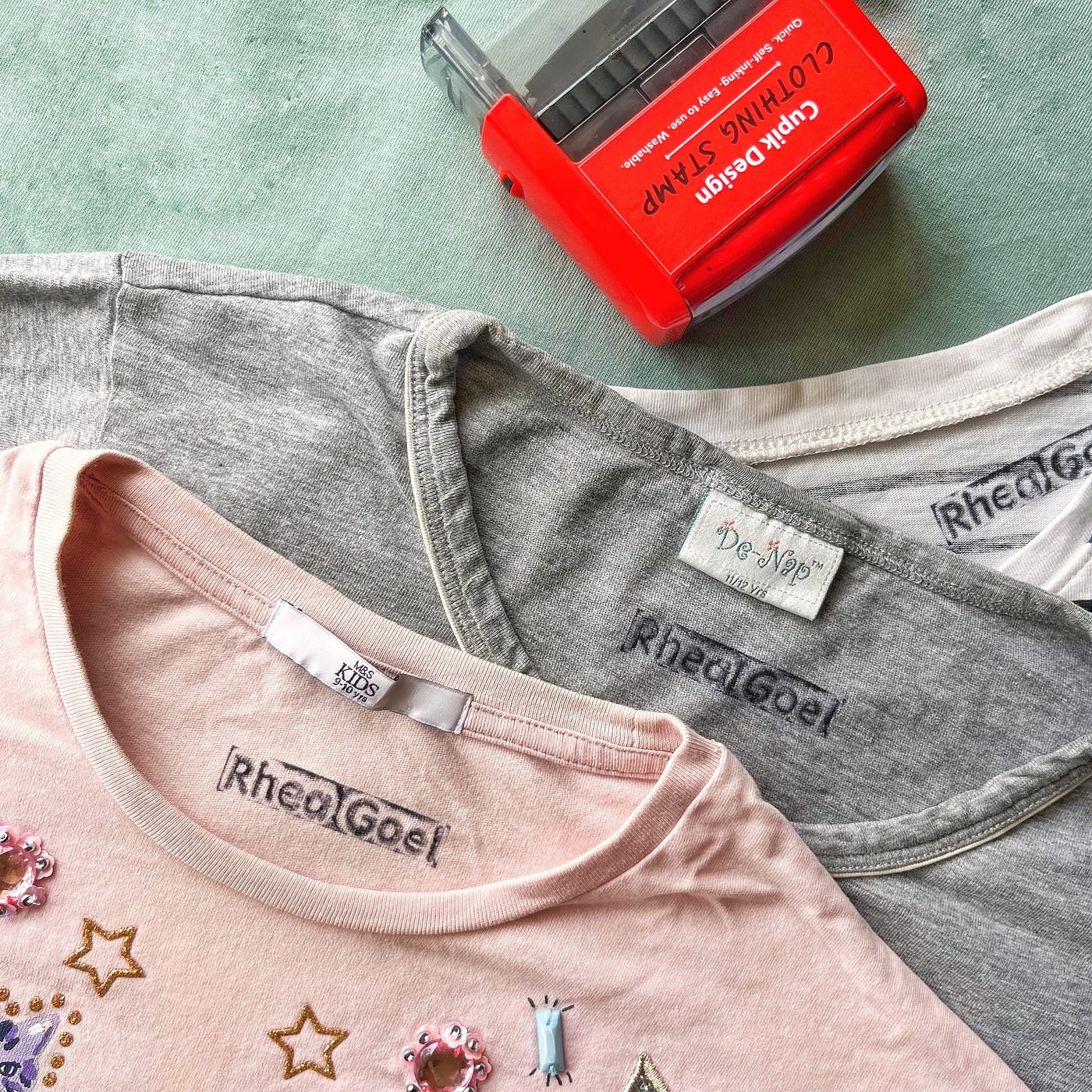 Moms' Go-To Solution for Organized Wardrobes: Personalised Clothing Stamps  for Kids, by Shreya