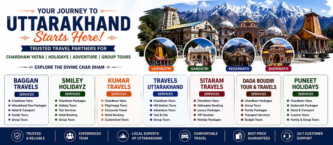 Top 10 Best Travel Agents in Haridwar for Uttarakhand Tours in 2026