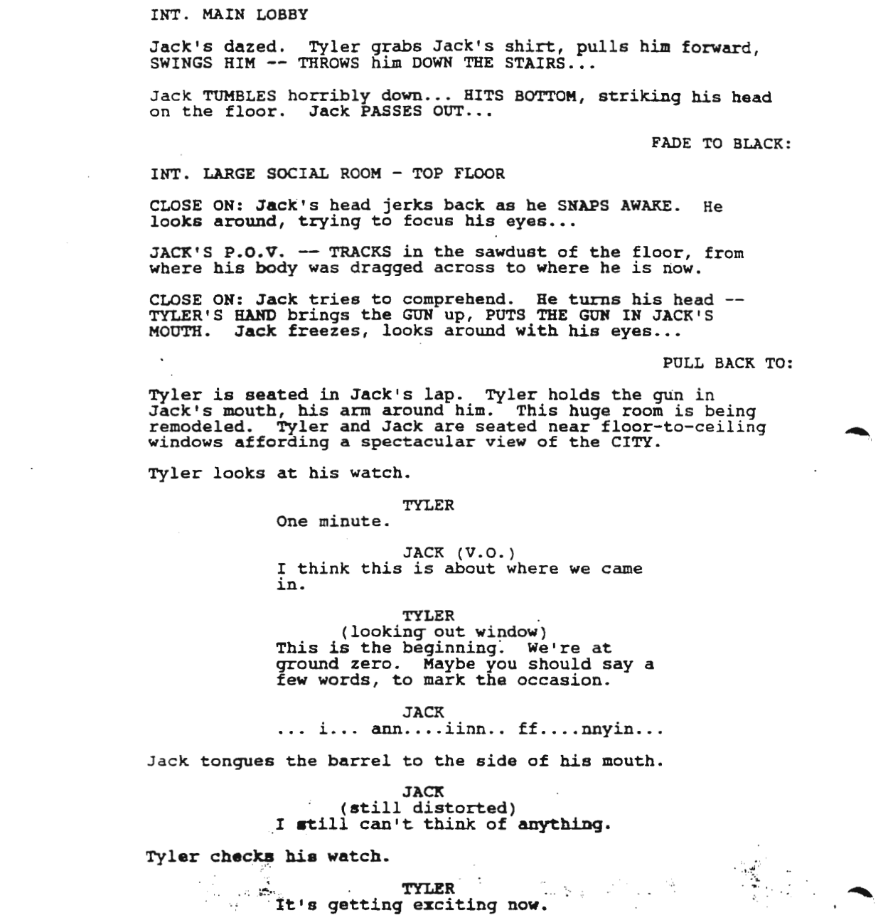 Screen Genius – Fight Club [Script]