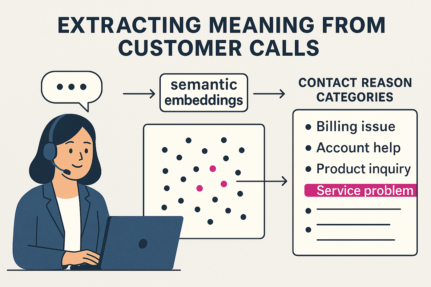 Zero-Shot Call Classification: Matching Customer Intent at Scale with Semantic Embeddings
