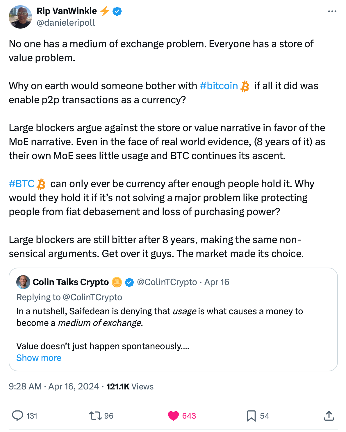 Bitcoin as Store of Value, the Narrative that currently Matters the Most |  by Alessandro Ottaviani | Medium