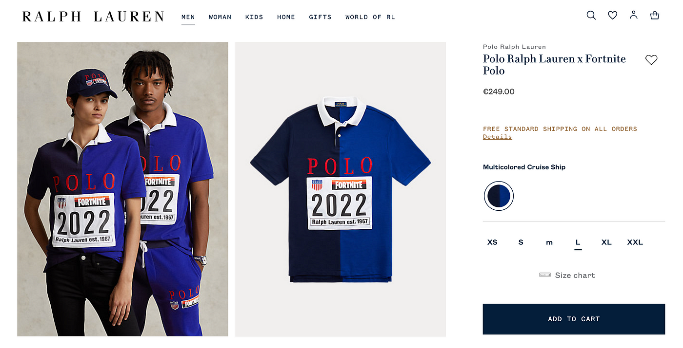 Ralph Lauren to sell digital merchandise on Roblox