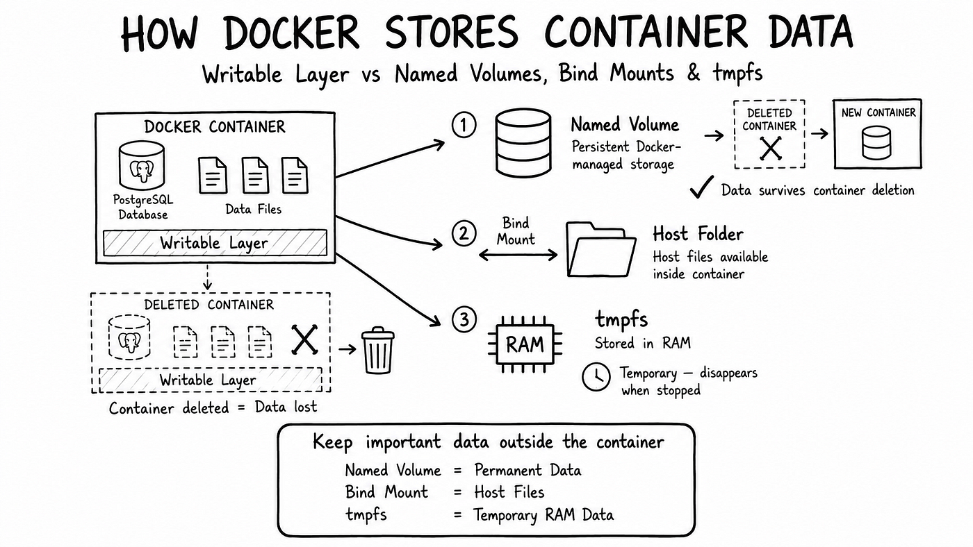 Docker Container-এর Data Persistent রাখে কীভাবে?