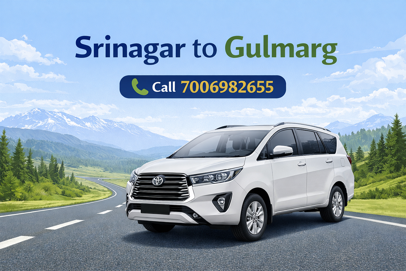 Srinagar to Gulmarg Taxi Cost 2026 (Complete Guide)