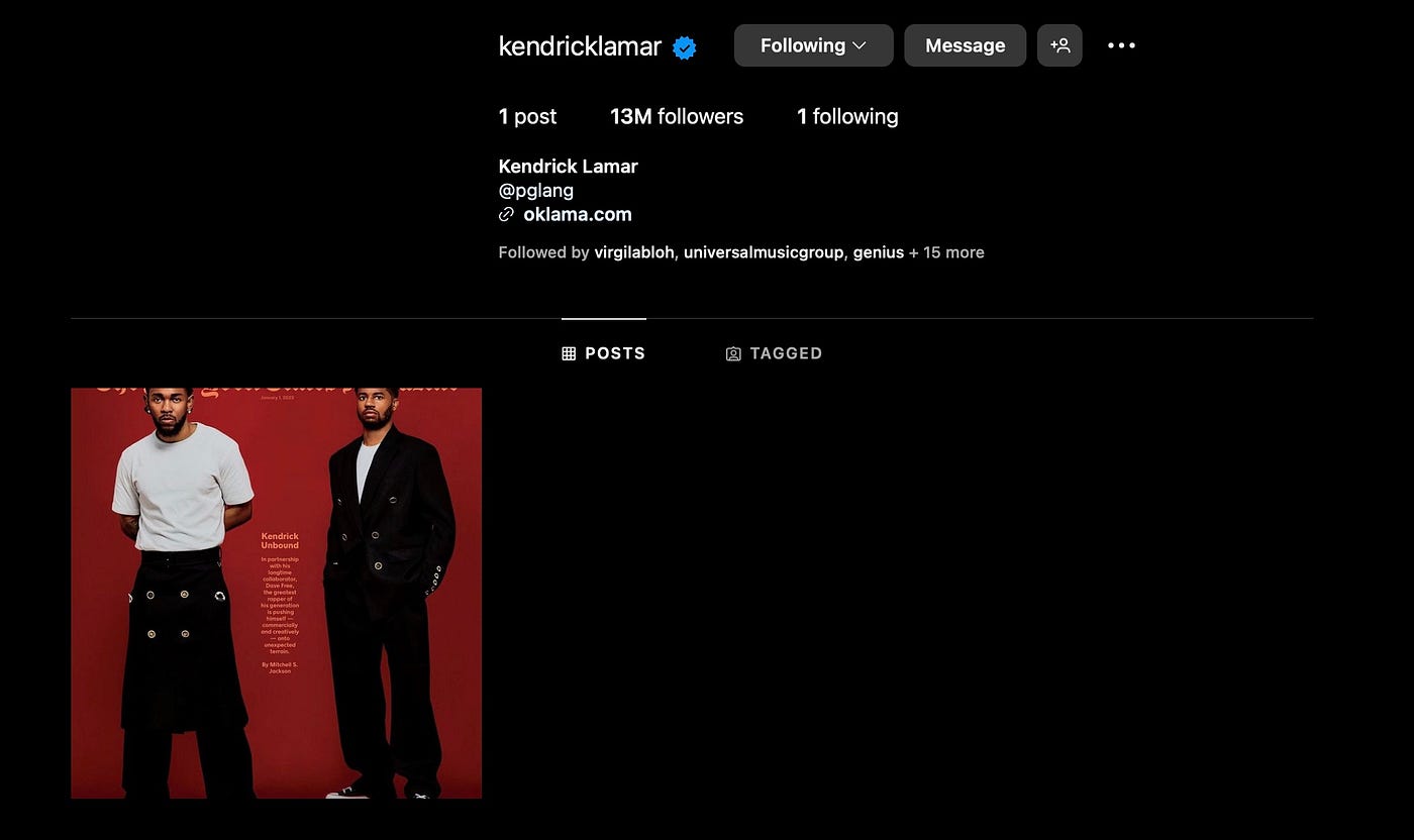 Kendrick Lamar's Outfit (@kendricklamar.outfit) • Instagram photos
