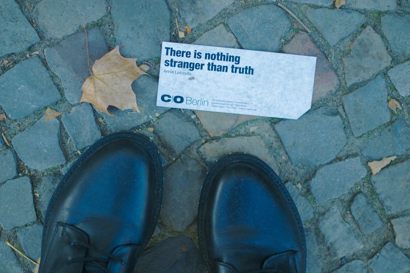 I cannot make it my truth.