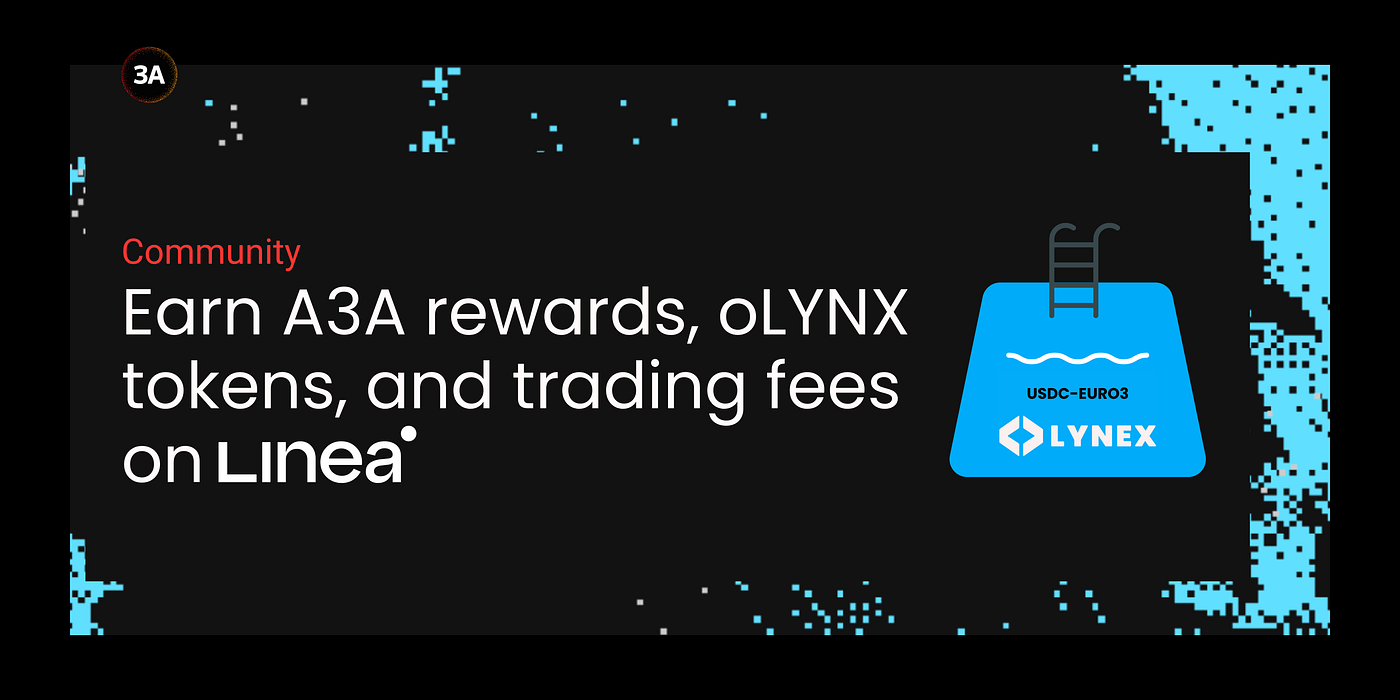 How to Provide Liquidity to EURO3/USDC on Lynex | by 3aDAO | Medium