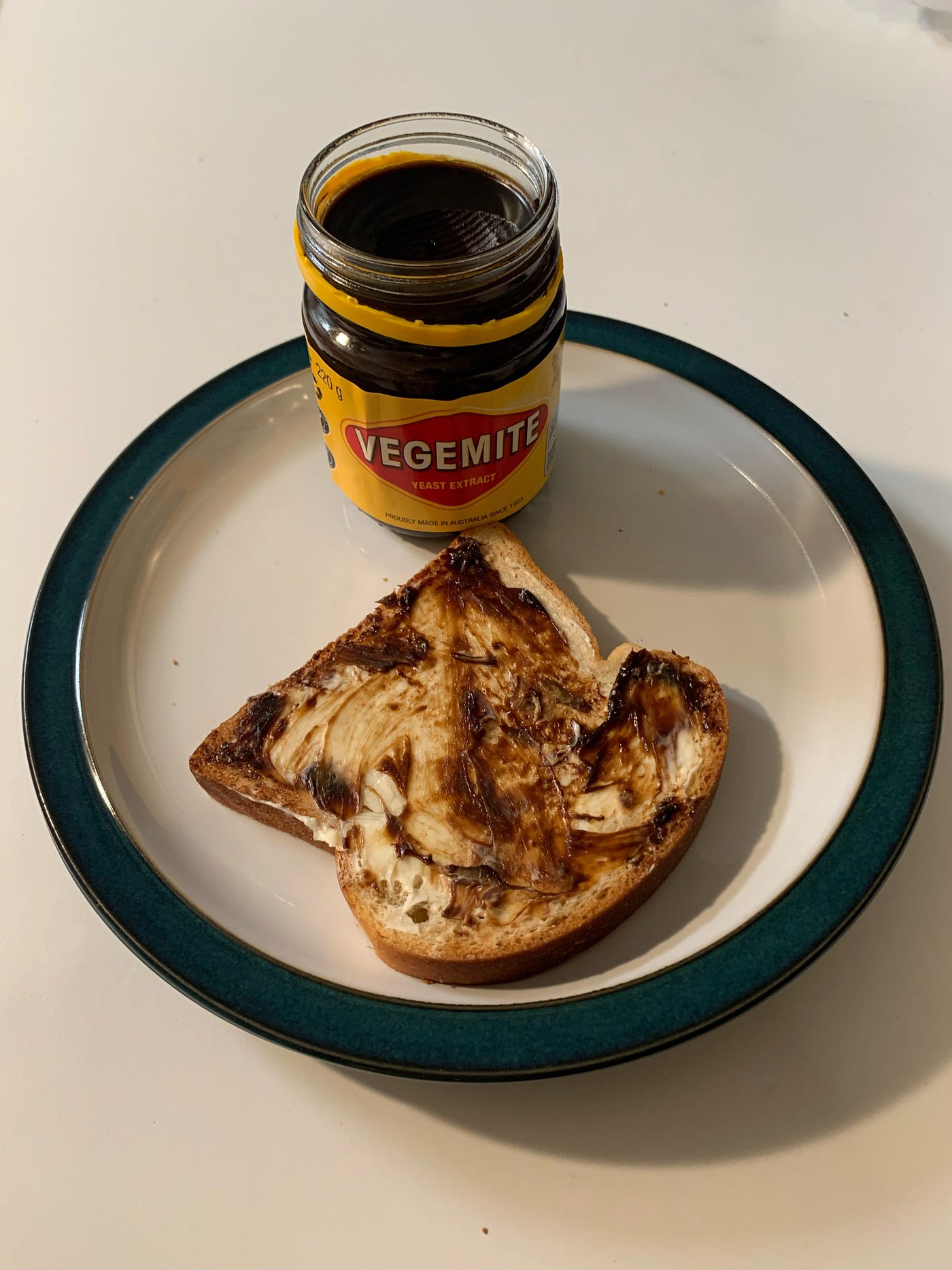 39 years after I heard it in the song, I've finally had a Vegemite