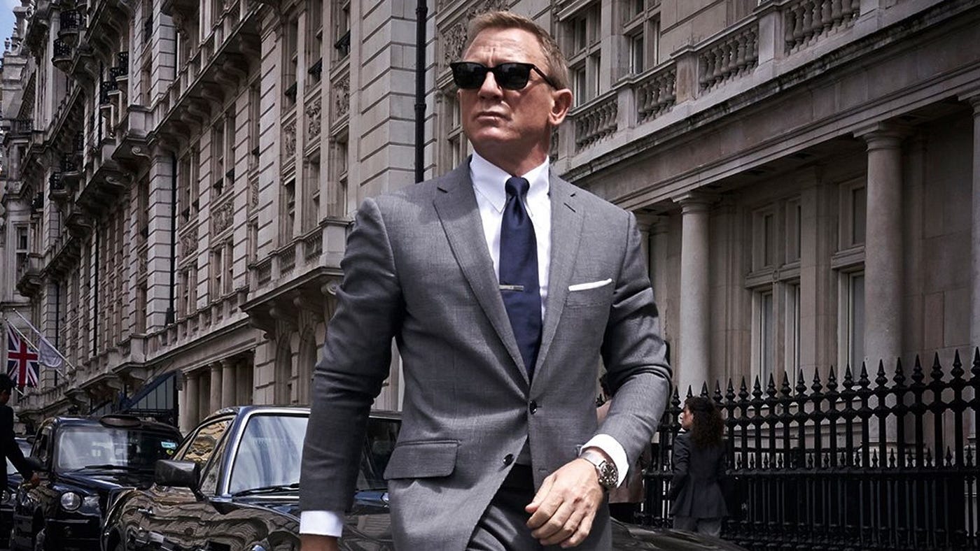 How to Dress Like James Bond. James Bond is undoubtedly one of the… | by  Loraine Sims | Medium