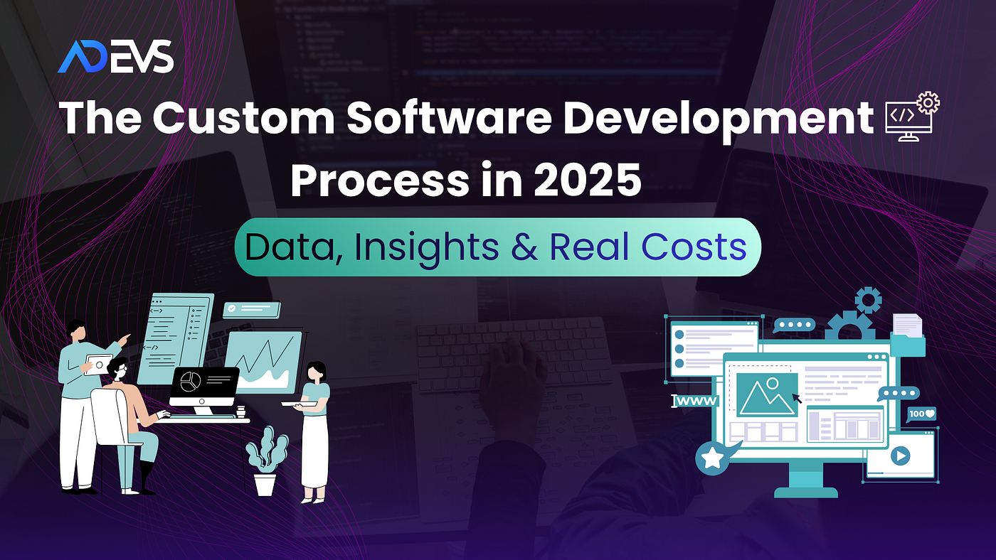The Custom Software Development Process in 2025: Data, Insights & Real Costs