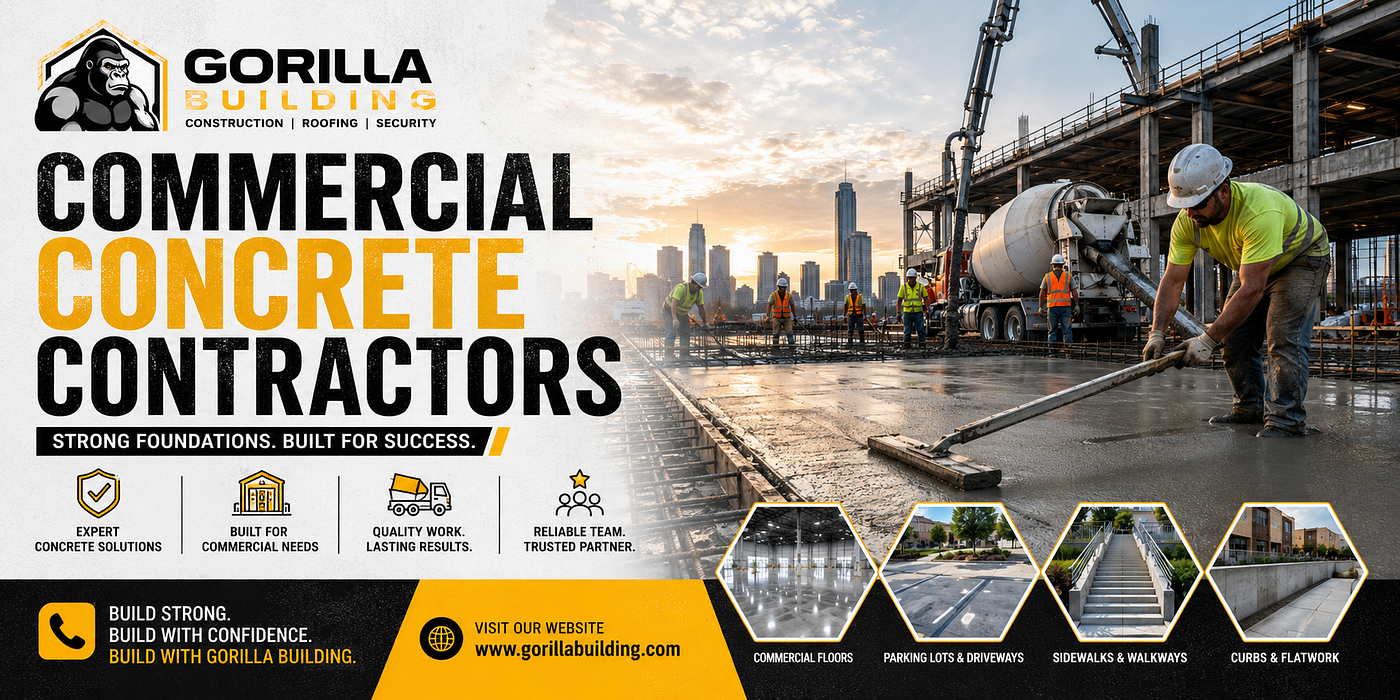 Building Stronger Commercial Spaces with Smart Concrete Construction