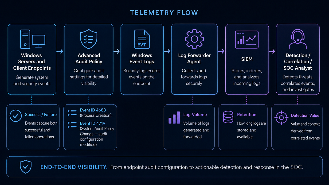 SIEM İçin Windows Advanced Audit Policy Nasıl Planlanmalı?