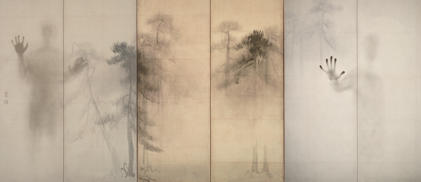 Zen Art: Mu Qi's Six Persimmons. This is Chinese Zen master Mu