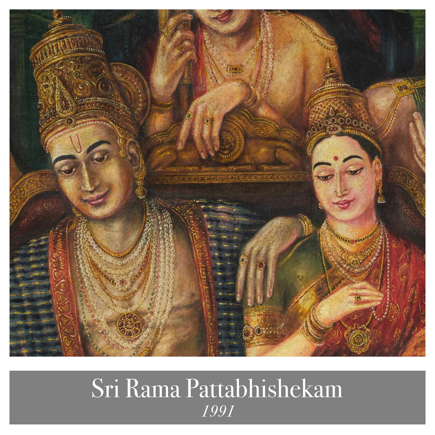 Sri Rama Pattabhishekam Painting