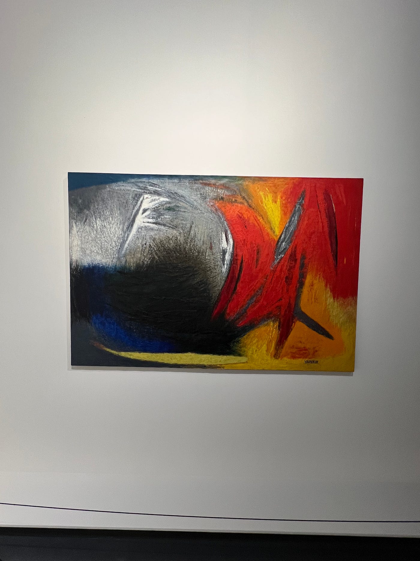 Thawing of the Ground, 1961 (left); Work, 1962 (right), original content