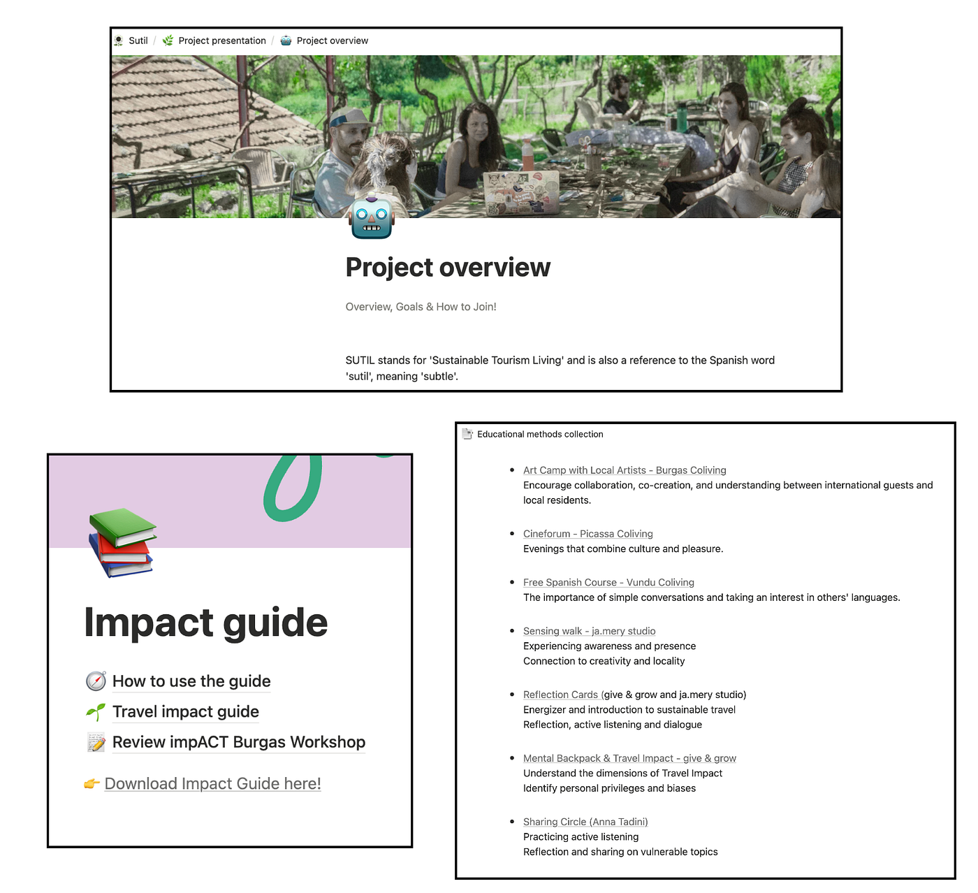 SUTIL — “SustainableTourismLiving”