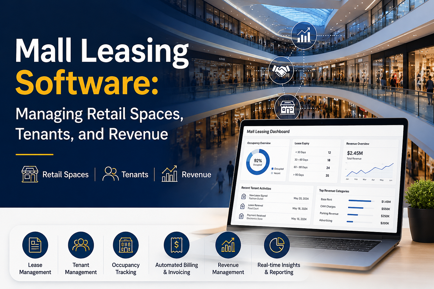 Mall Leasing Software for Retail Property Management | RealEstatePro