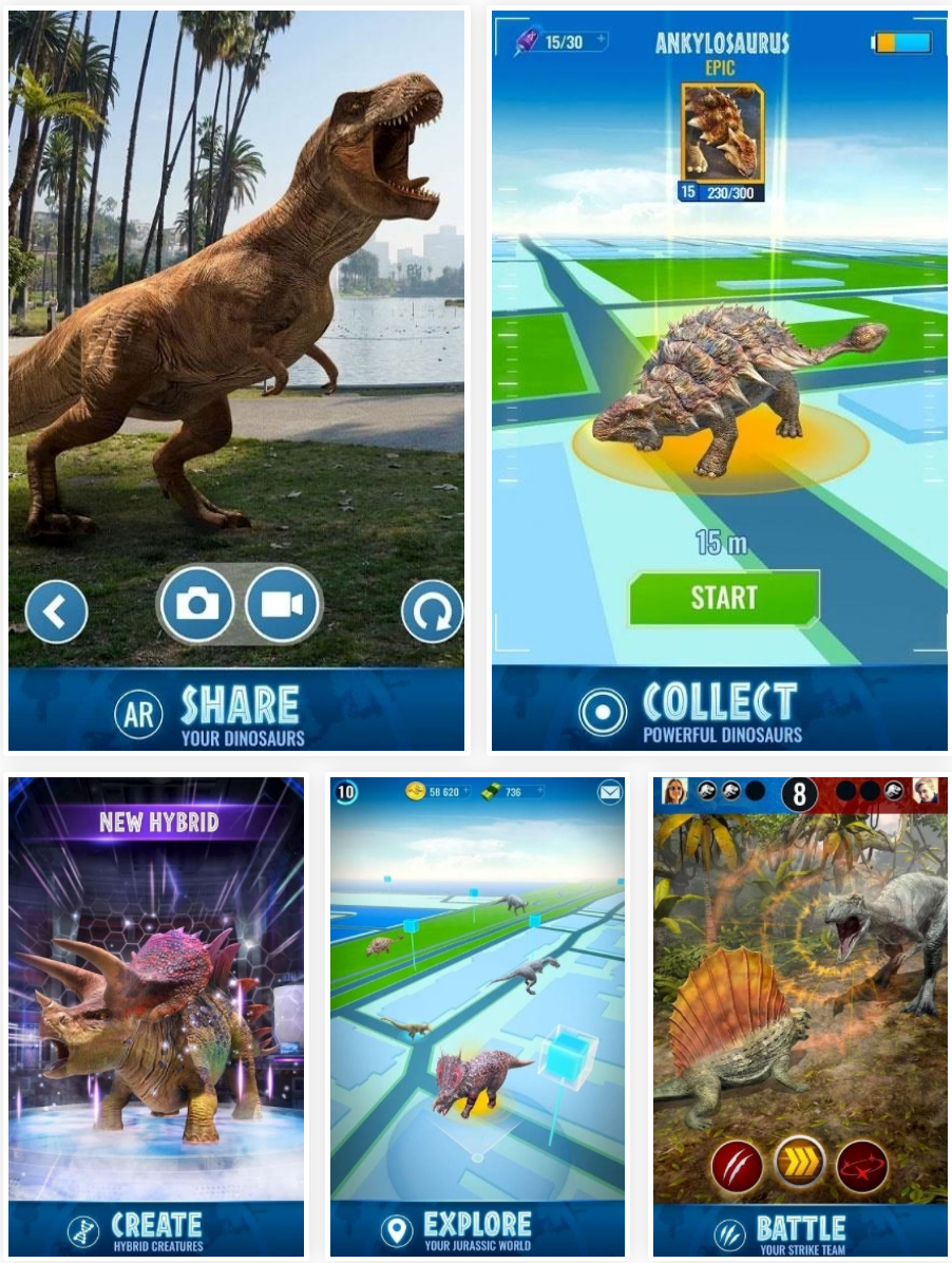 Dinosaur 3D AR Augmented Real – Apps no Google Play