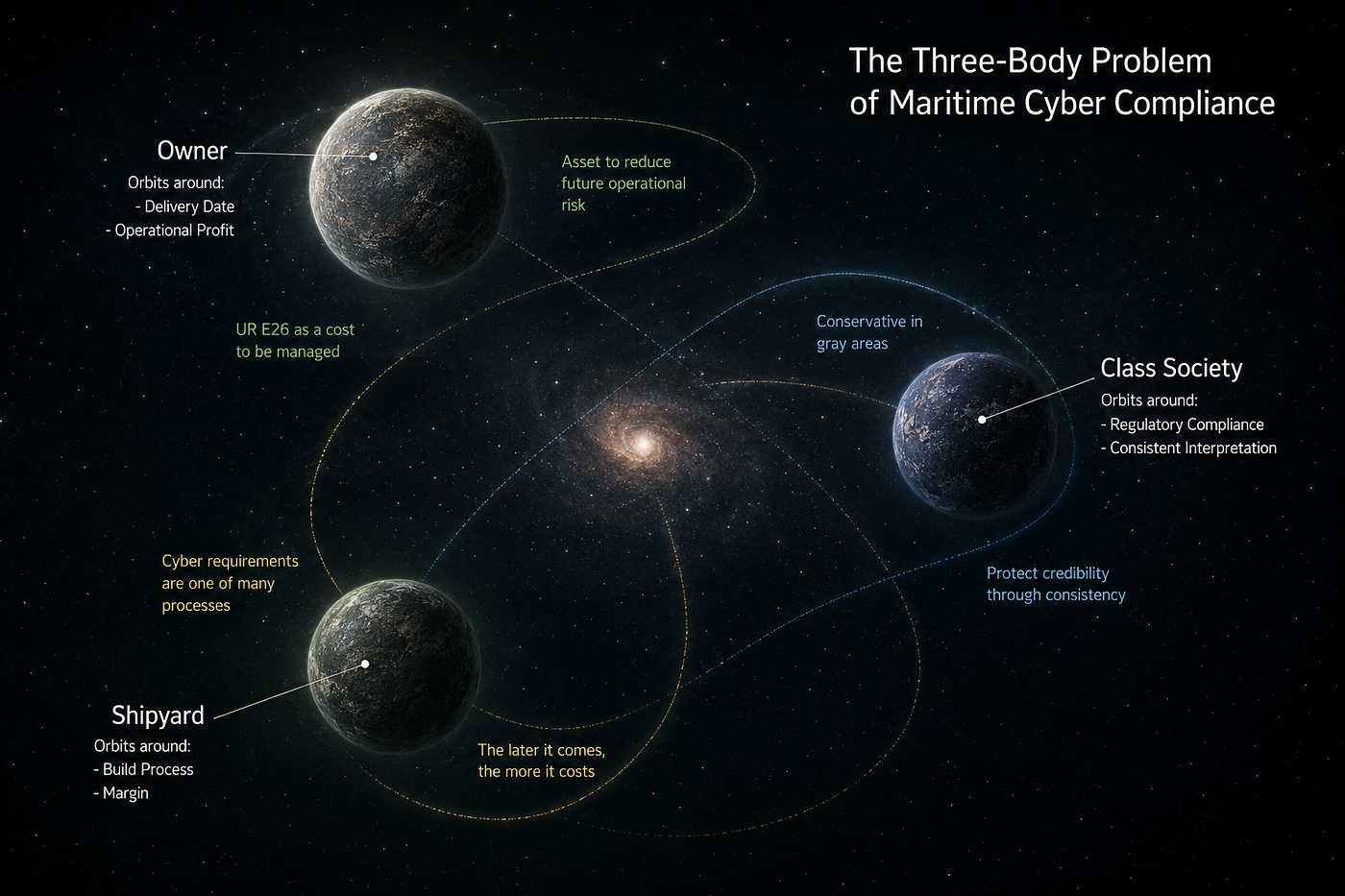 UR E26 and the Three-Body Problem