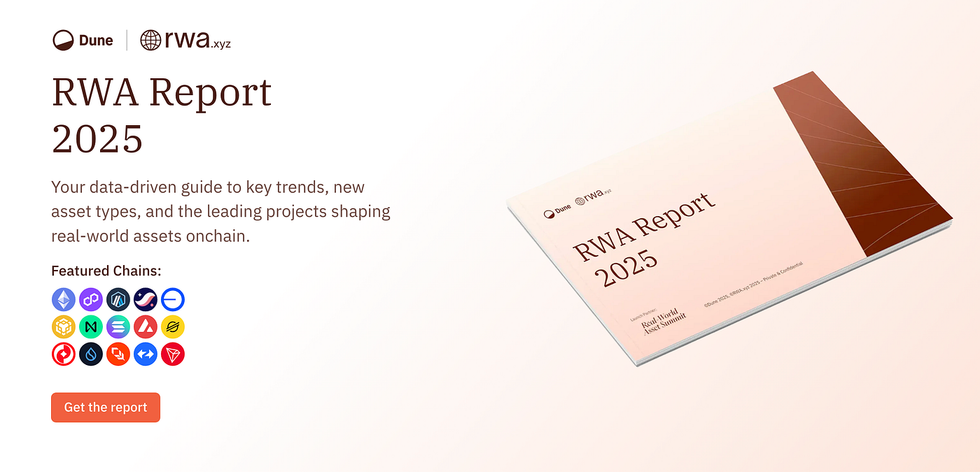 TL;DR Review — RWA Report 2025 (by Dune & RWA.xyz) | by Natalie | Medium