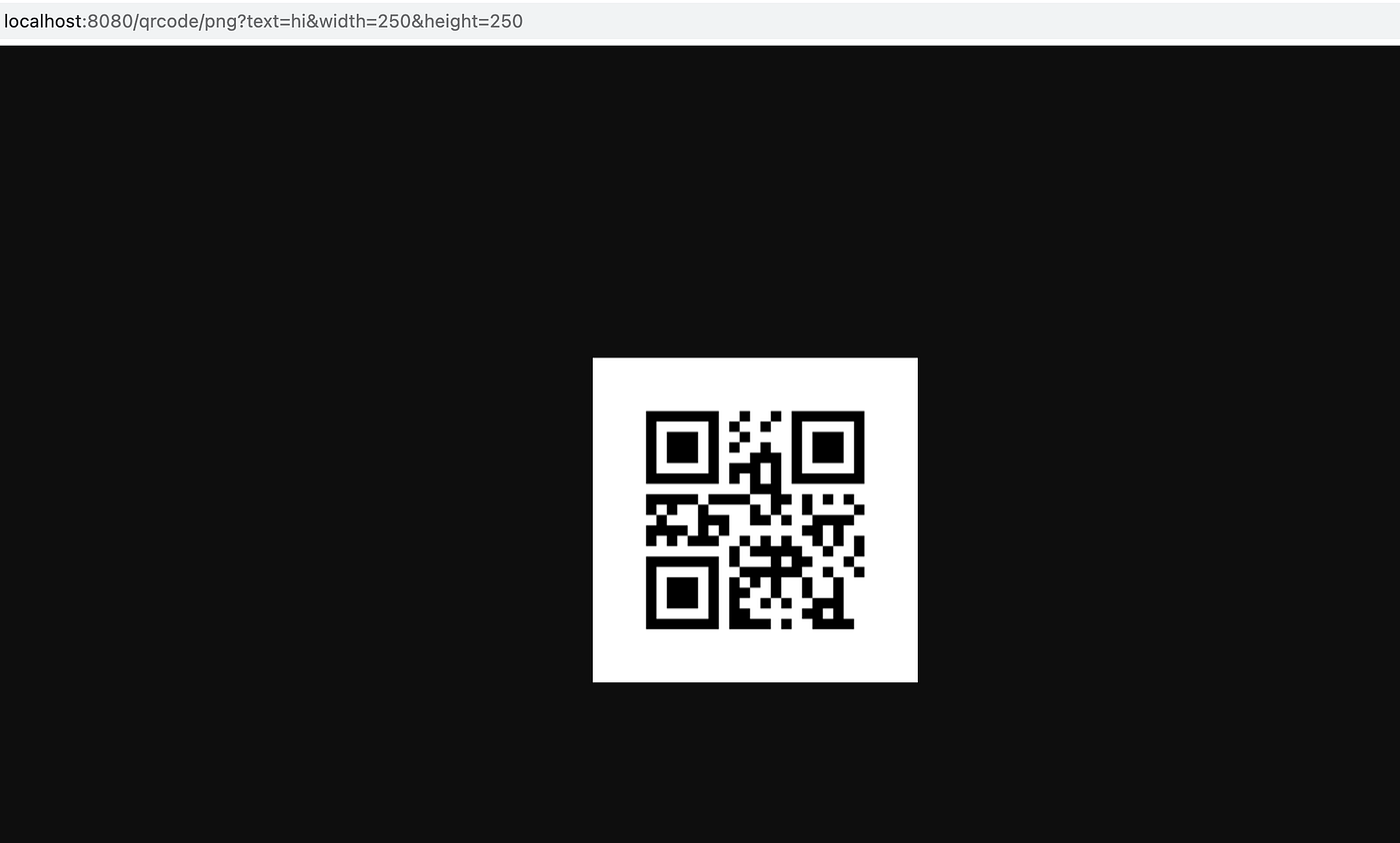 Generating QR Codes with Spring Boot and ZXing: Downloadable PNG