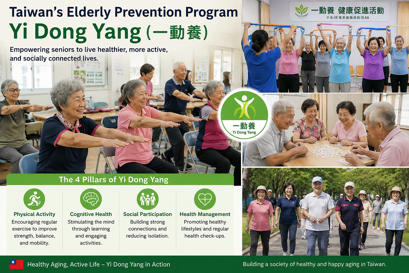 A preventive aging model for super-aged societies