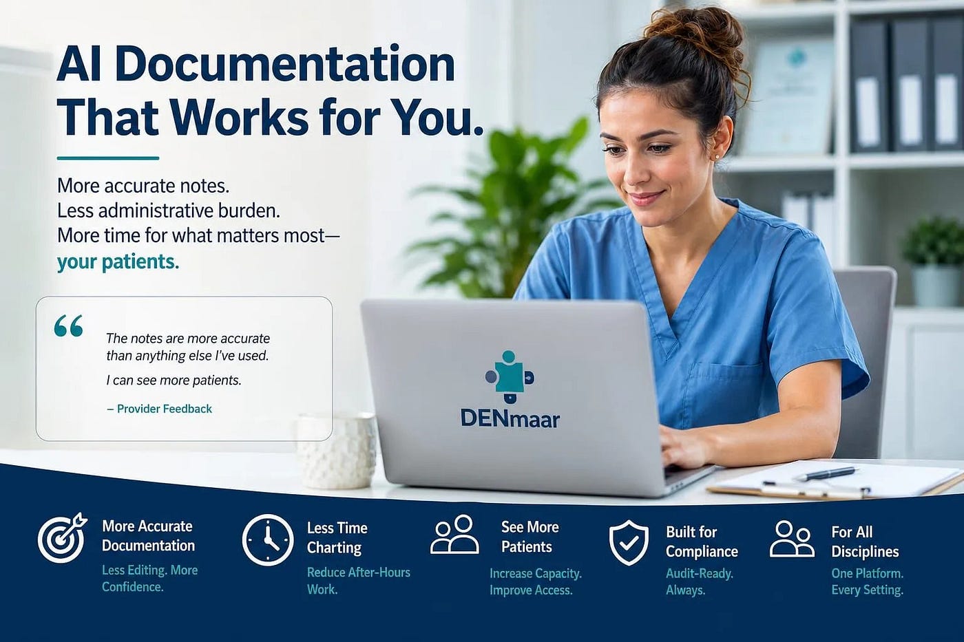 The Next Evolution of AI Documentation: Accuracy, Productivity, and More Time for Patient Care