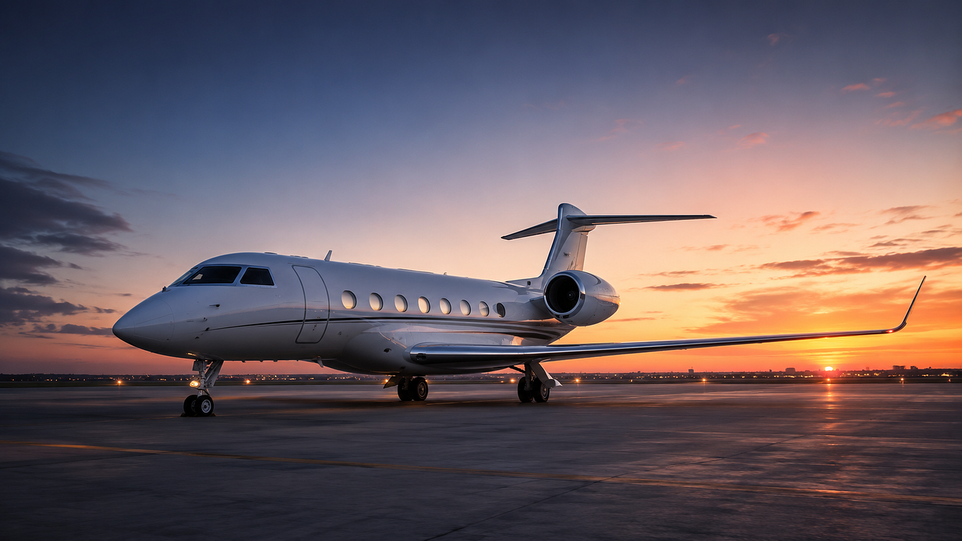 For family offices, private aviation is increasingly managed as a coordinated function rather than a series of one-off bookings. (AI Generated Image)