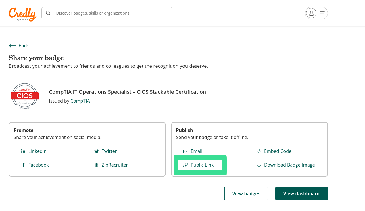 Please keep your credentials and Candidate ID numbers to yourself 