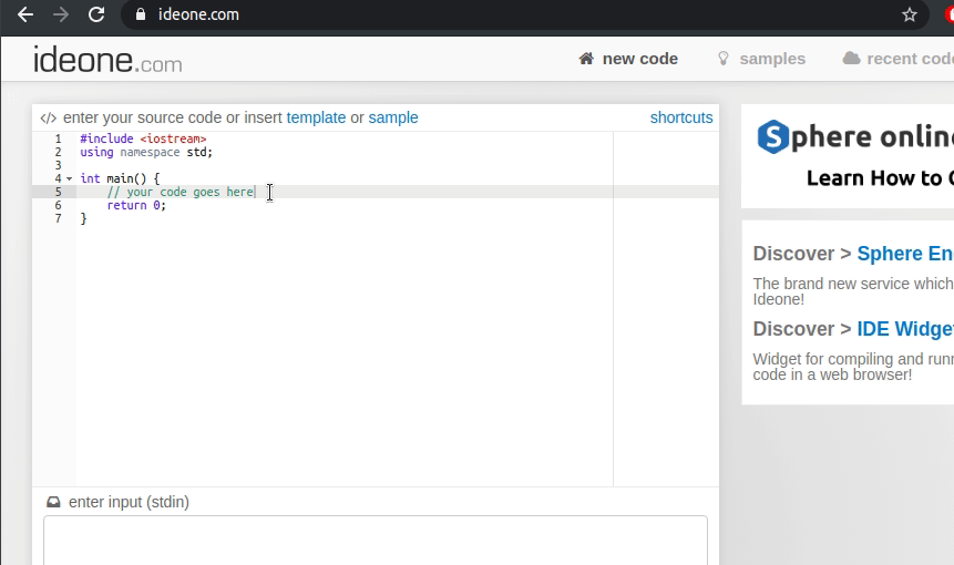 Ideone Top 5 Helpful Online Tools For Modern Developers | By Shalitha